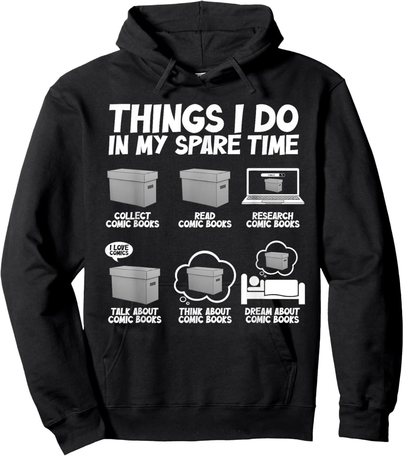 Best Comic Book Design Women Comic Book Collectors Hoodie - Hoodie | Black