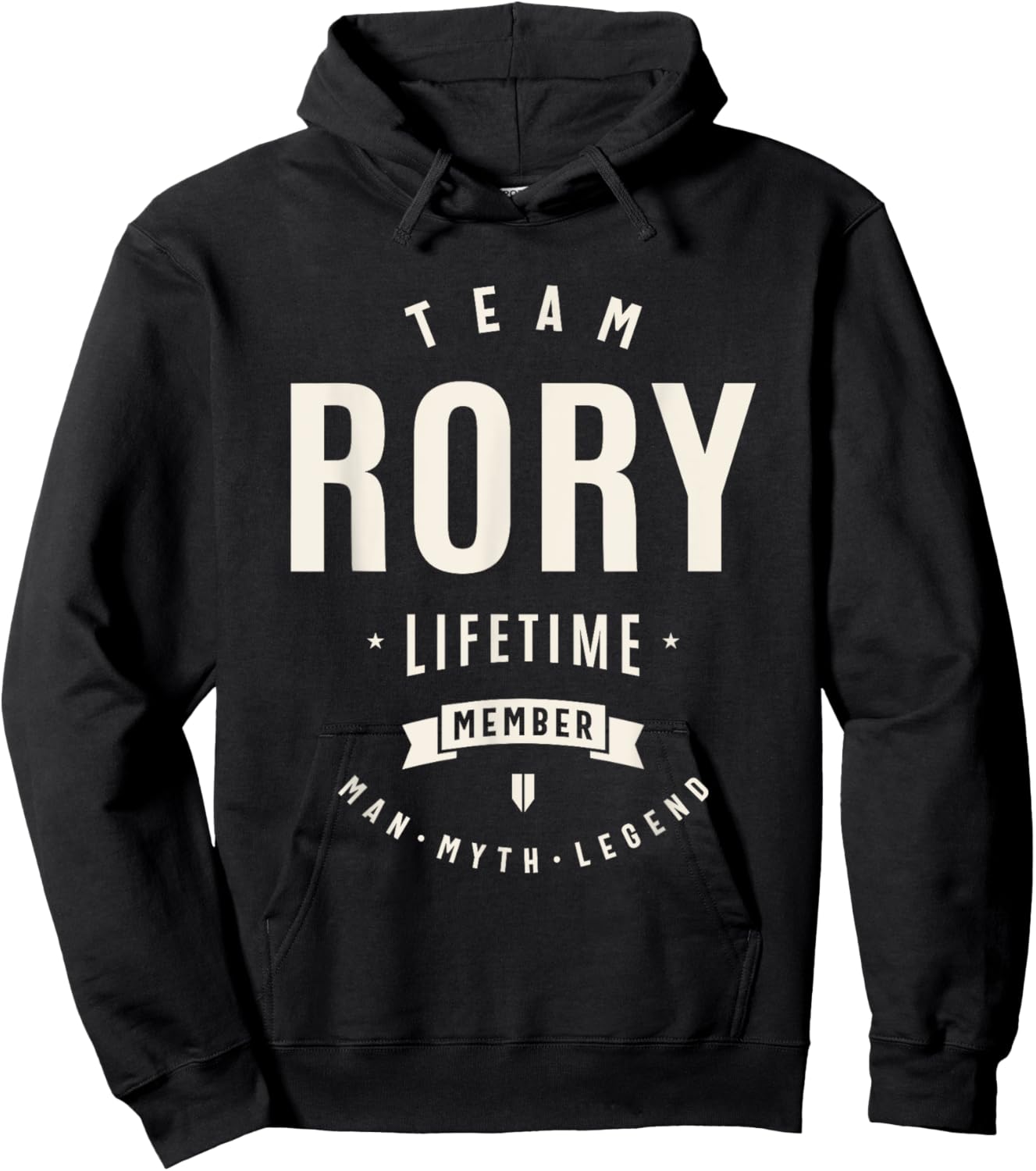 Team Rory Lifetime Member Funny Name Rory Hoodie - Hoodie | Black