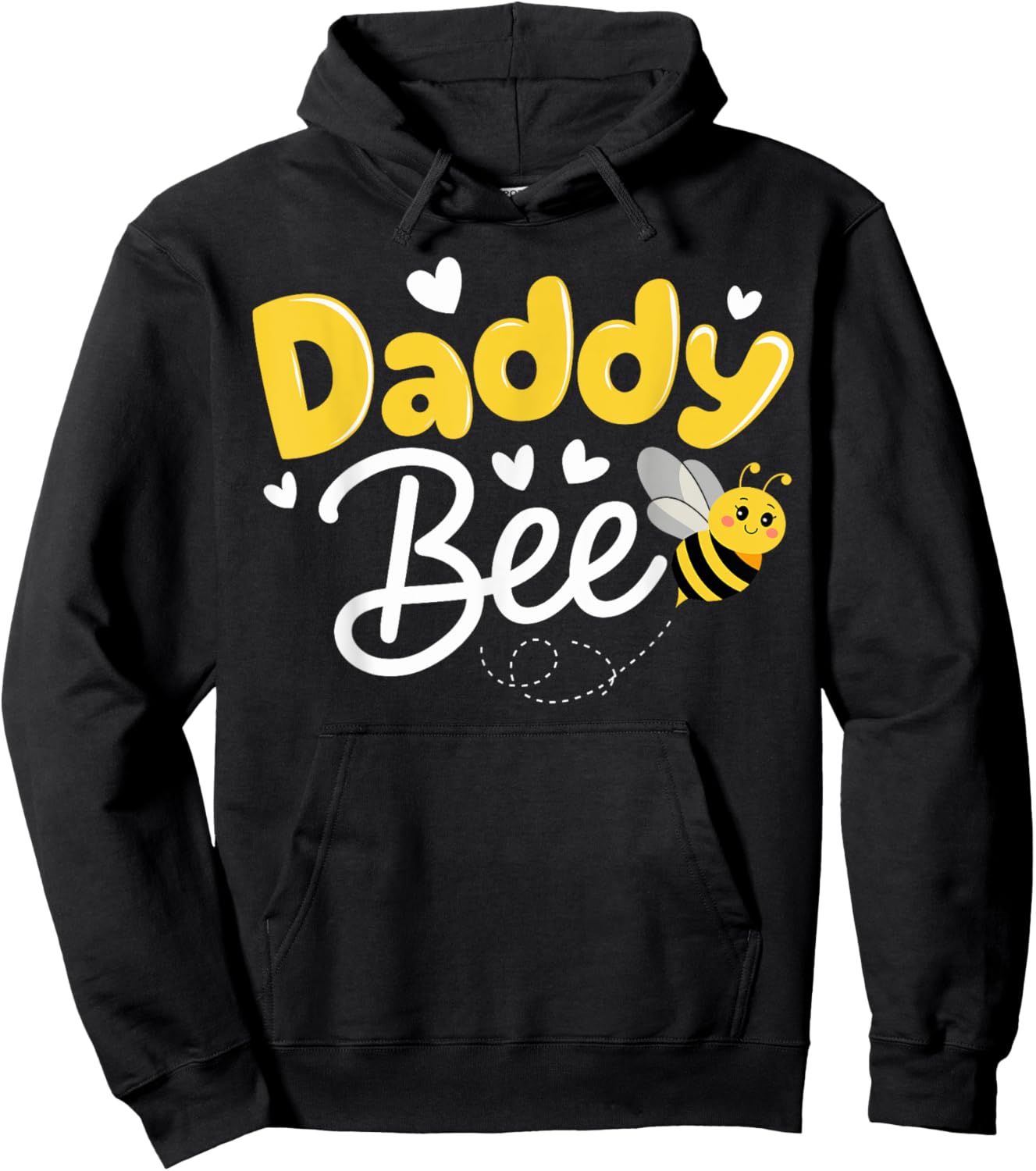 Daddy Bee Family Matching Beekeeper Papa Dad Bees Lover Hoodie - Hoodie | Black