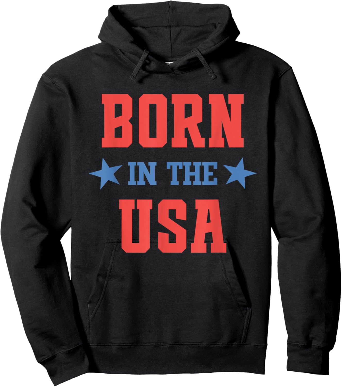 Born in the USA Hoodie - Hoodie | Black