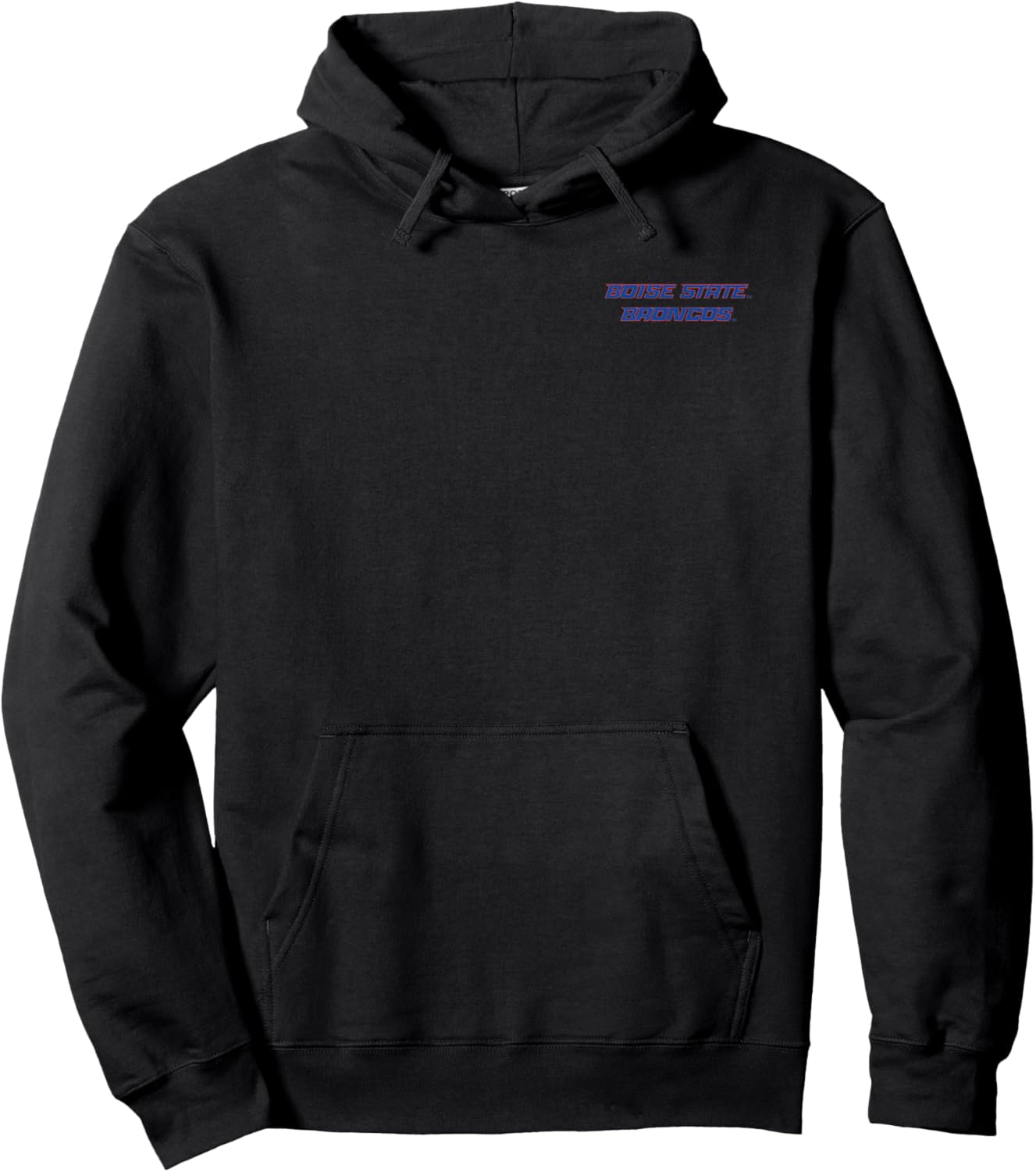 Boise State Broncos Icon Front/Back Officially Licensed Hoodie - Hoodie | Black