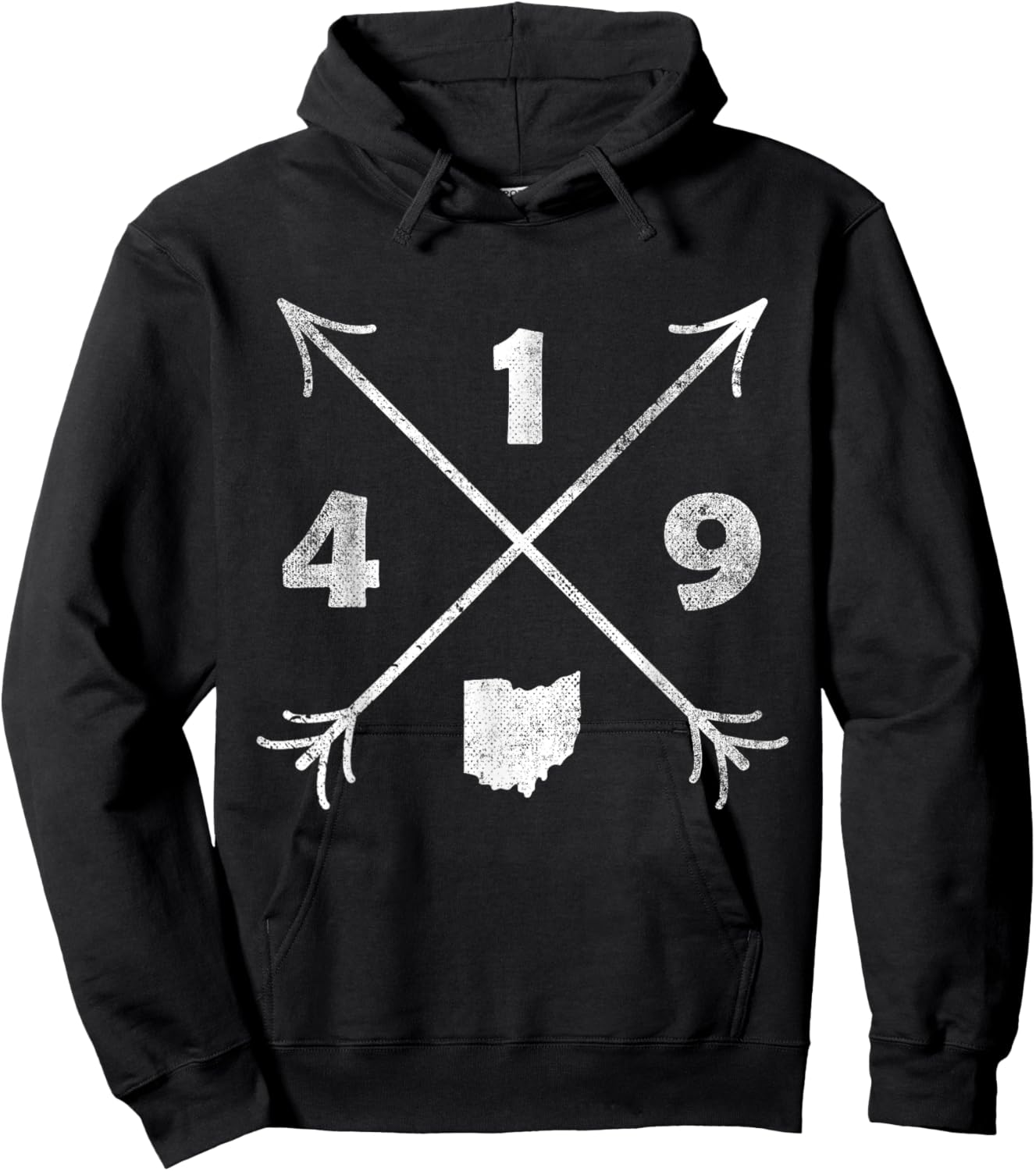 Toledo Ohio OH | area code 419 Hoodie - Hoodie | Black