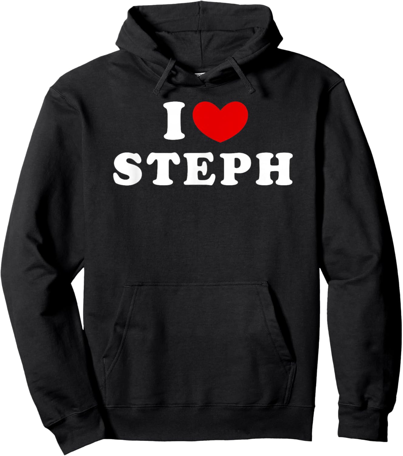 I Love Steph, I Heart Steph Hoodie - Hoodie | Black