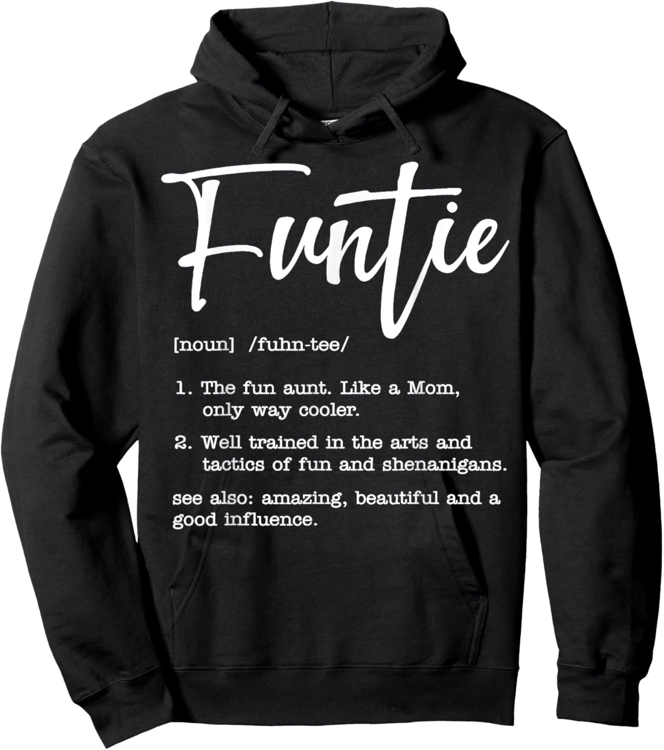 Funtie Definition Hoodie - Hoodie | Black