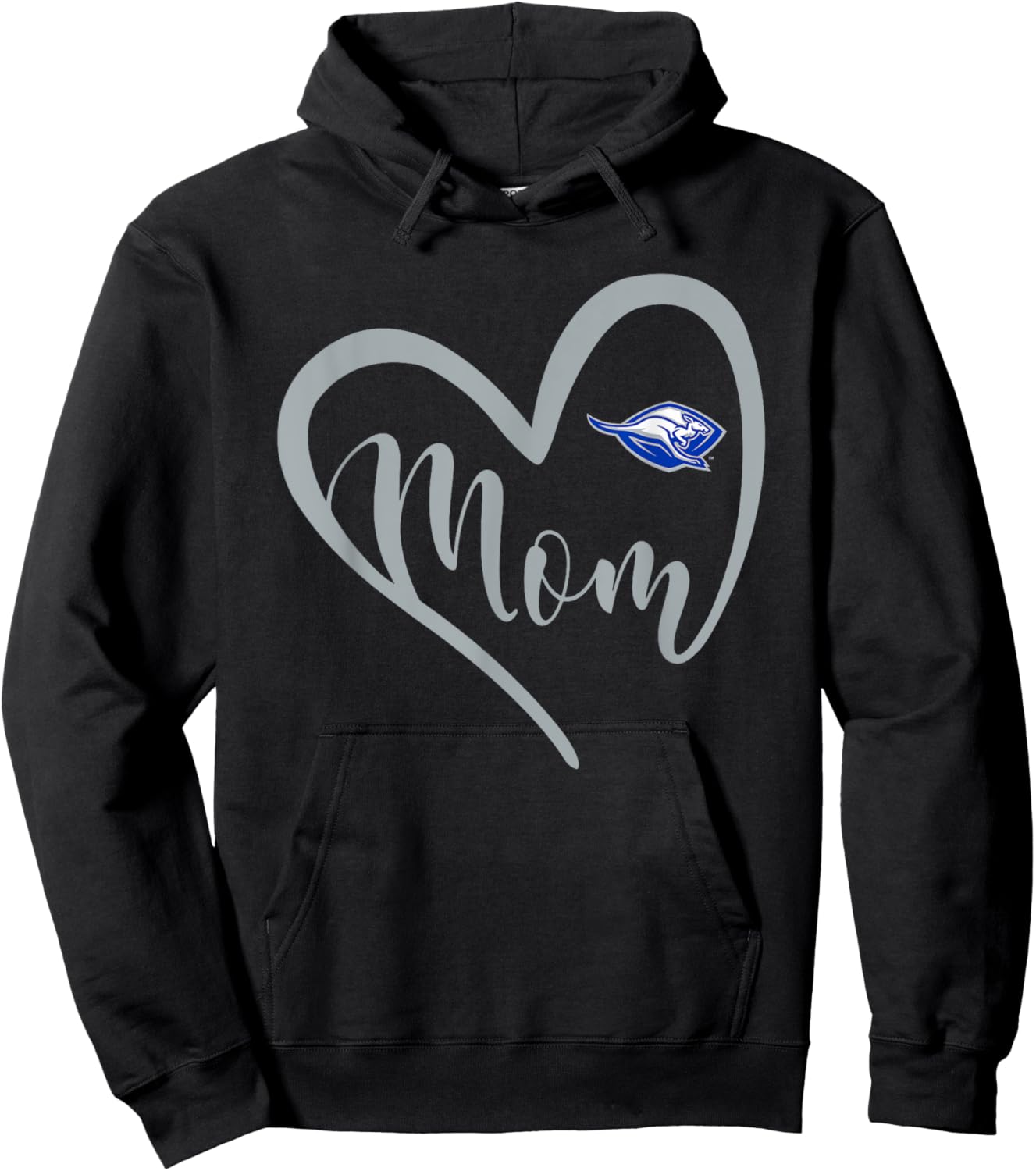 Weatherford Kangaroos Logo Heart Mom HS Hoodie - Hoodie | Black