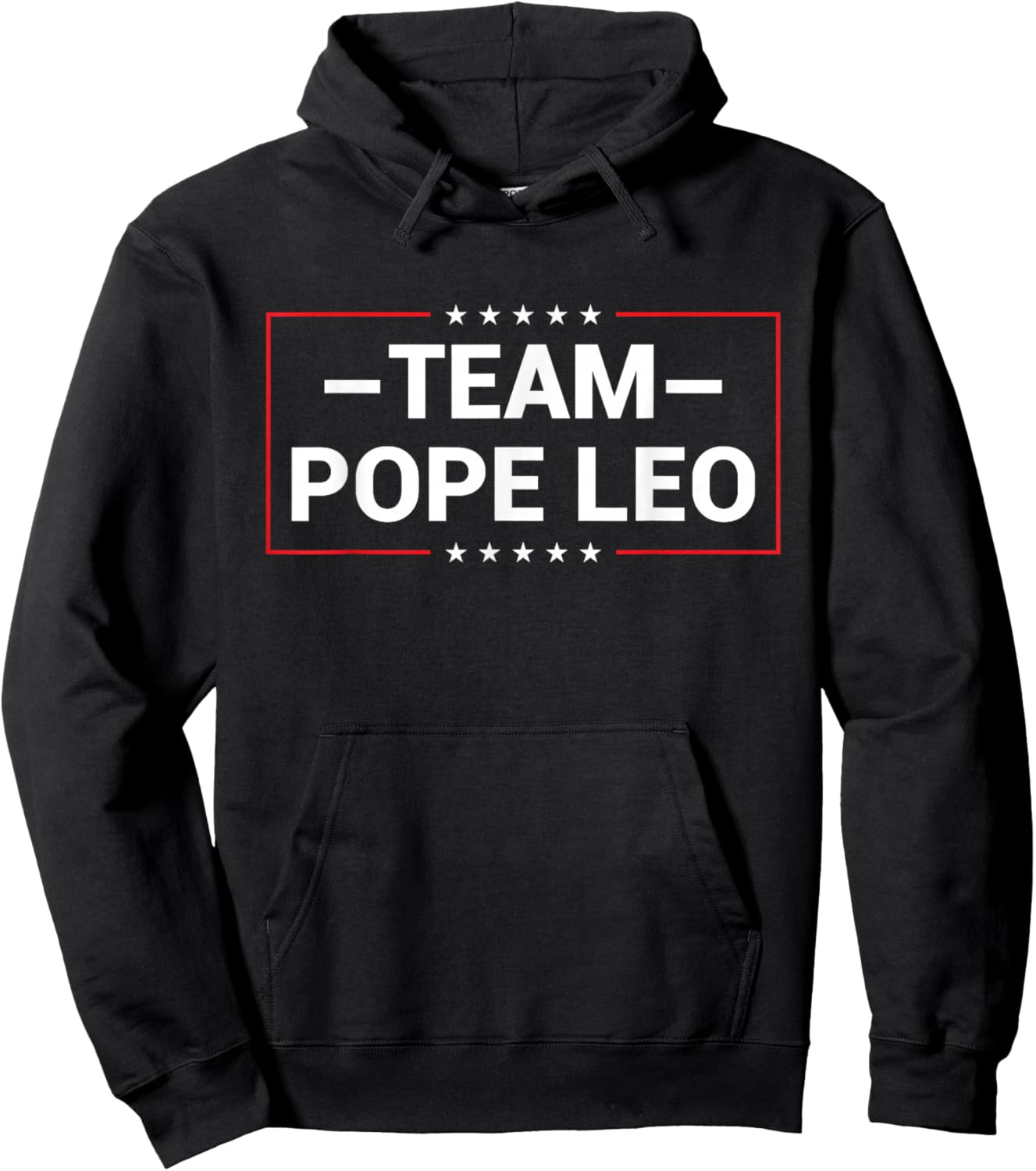 Team Pope Leo XIV Hoodie - Hoodie | Black