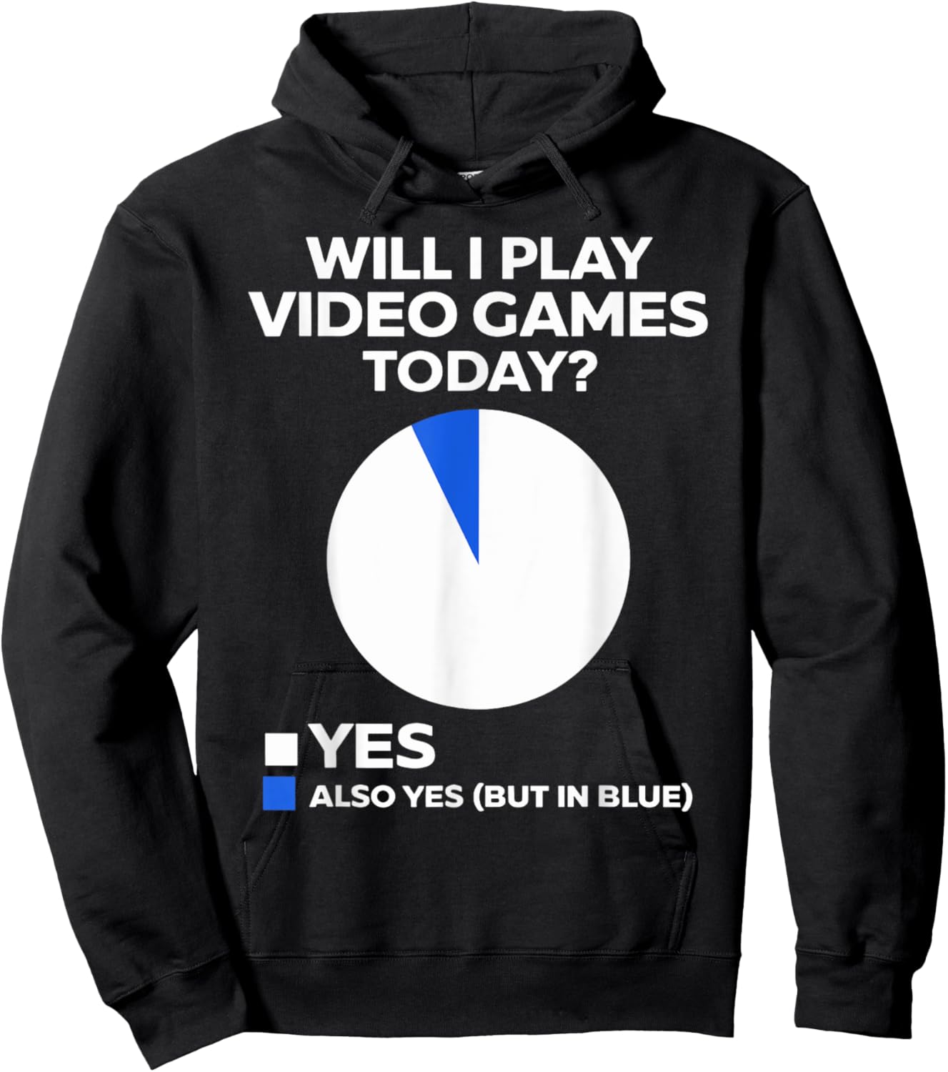 Will I play Video Games today Funny Gamer Players Hoodie - Hoodie | Black
