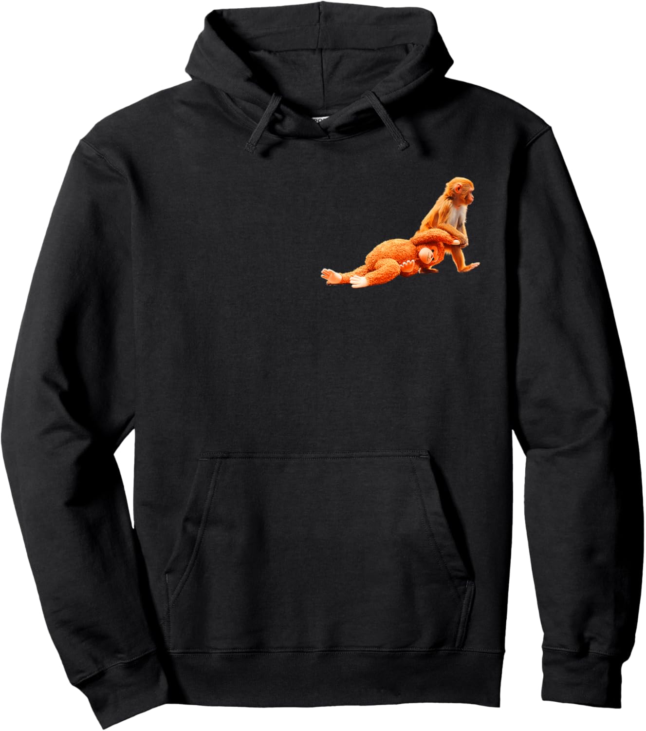 Monkey Punch (2 Side) Hoodie - Hoodie | Black