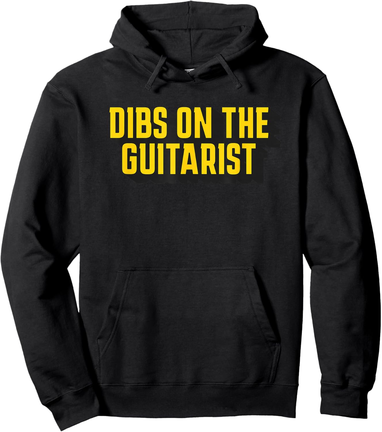 Dibs on the Guitarist Guitar Player Wife Hoodie - Hoodie | Black