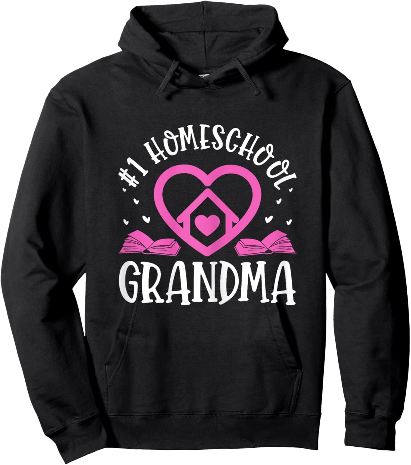 Homeschool Grandma Homeschooling Grandmother Hoodie - Hoodie | Black