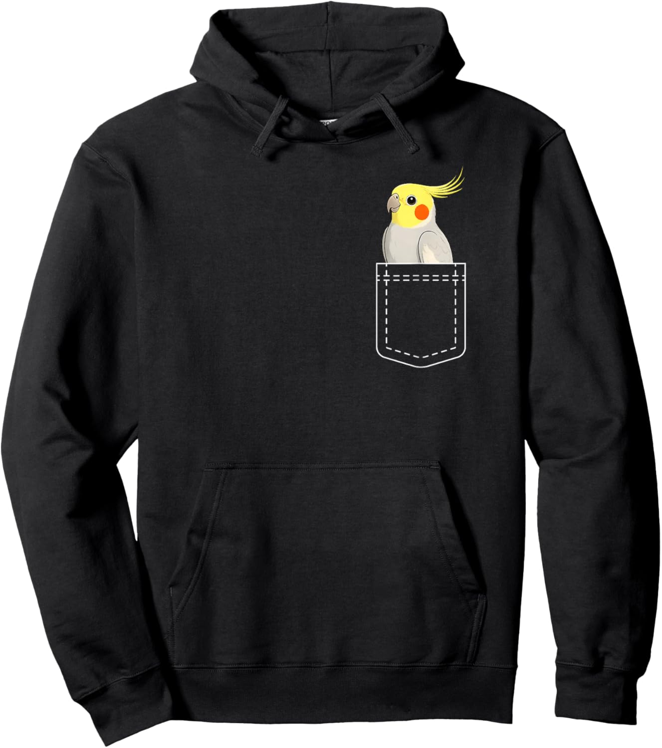 Cockatiel Pocket Cockatiel Owner Cockatiel Parrot Lover Hoodie - Hoodie | Black