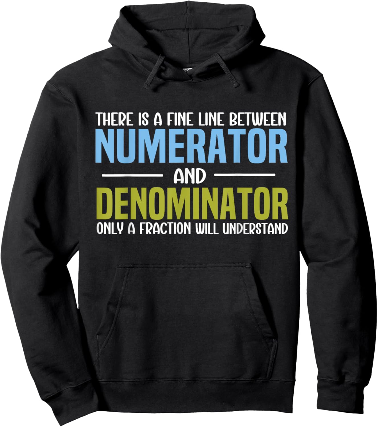 Funny Math Teacher Joke Men Women Fun Best Math Quotes Hoodie - Hoodie | Black