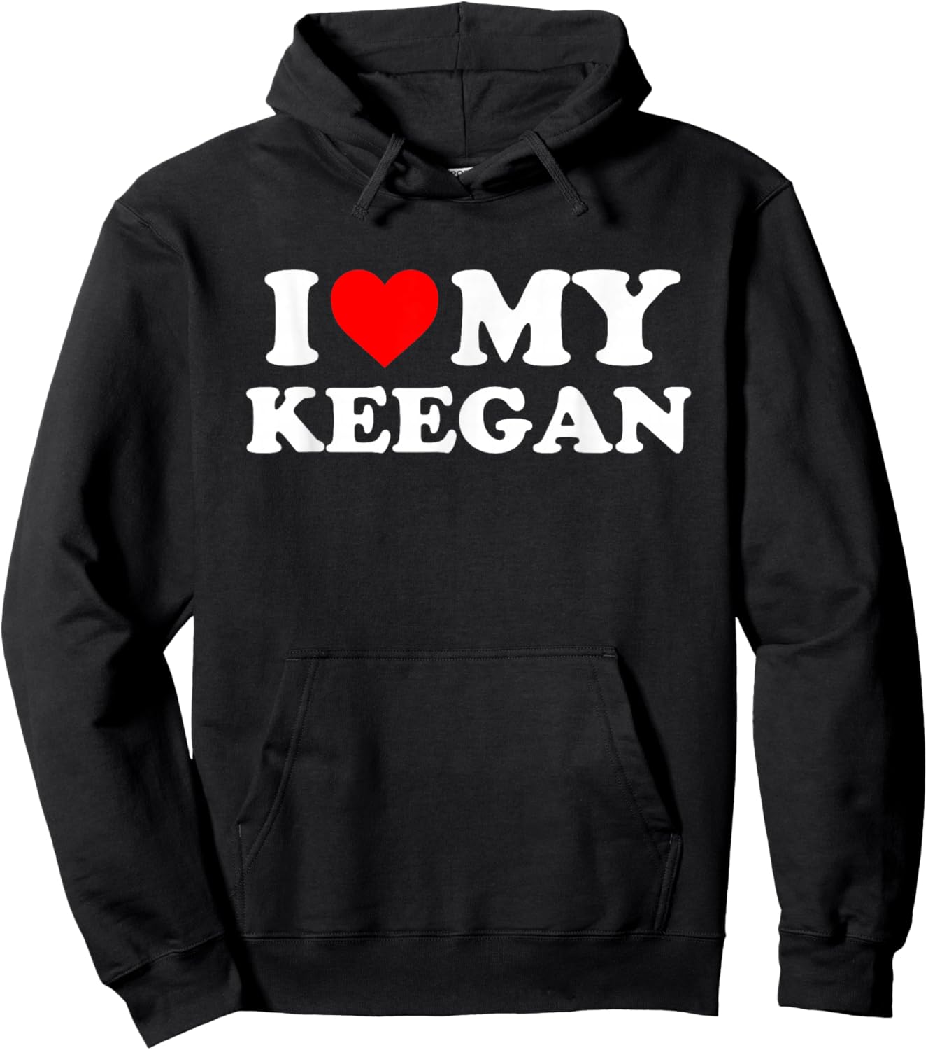 I Love My Keegan Hoodie - Hoodie | Black