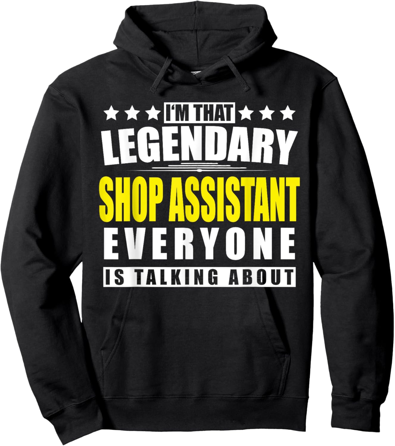 Shop Assistant - Funny Personalized Gift Hoodie - Hoodie | Black