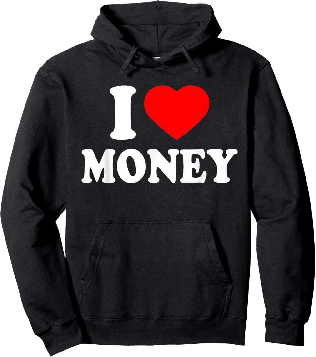 I Love Money Hoodie - Hoodie | Black