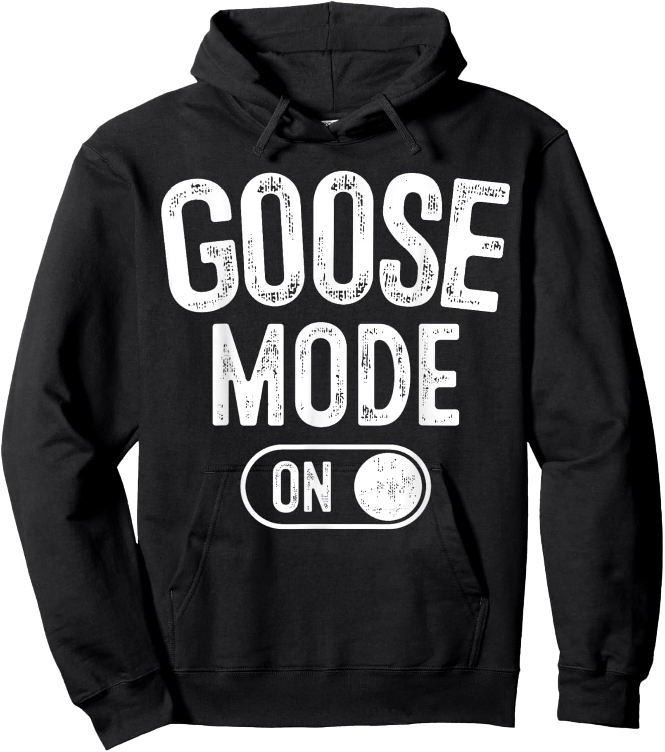Goose Mode On Costume Funny Honk Squad Gift Animal Lover Hoodie - Hoodie | Black
