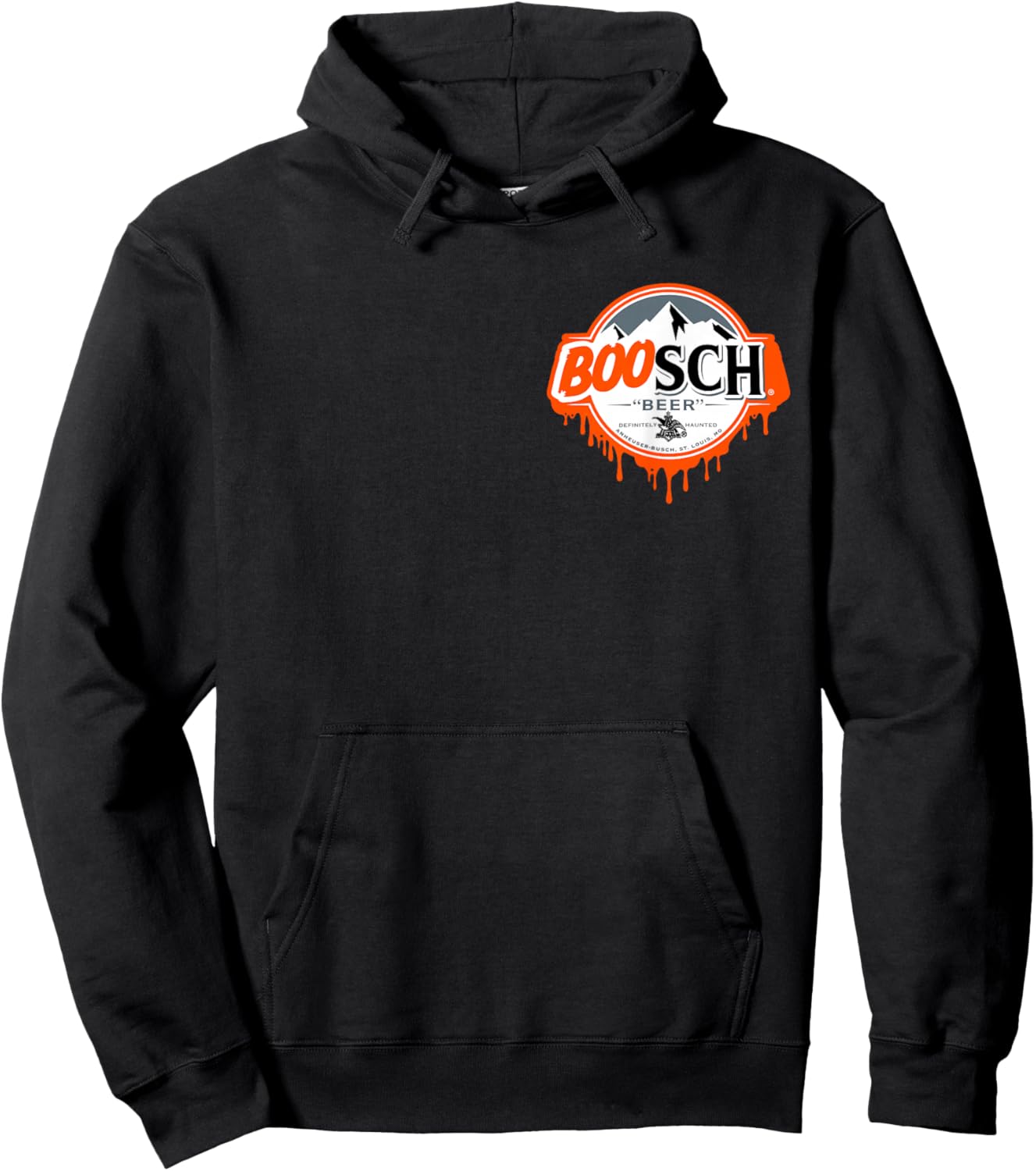 Boo SCH Ghost Halloween Beer Funny Drinking Spooky Costume Hoodie - Hoodie | Black