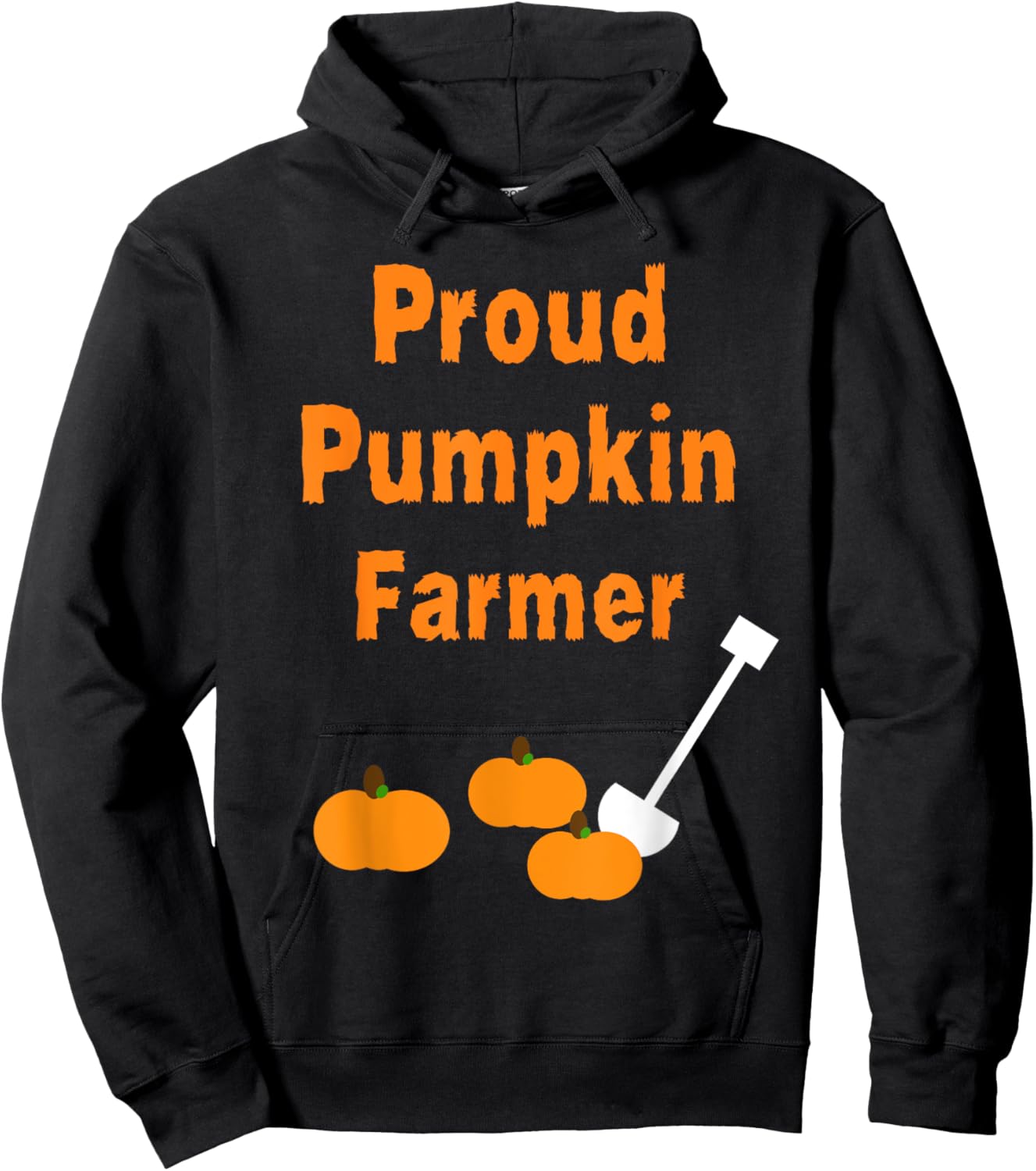 Proud Pumpkin Farmer Fall pumpkin grower Halloween Hoodie - Hoodie | Black
