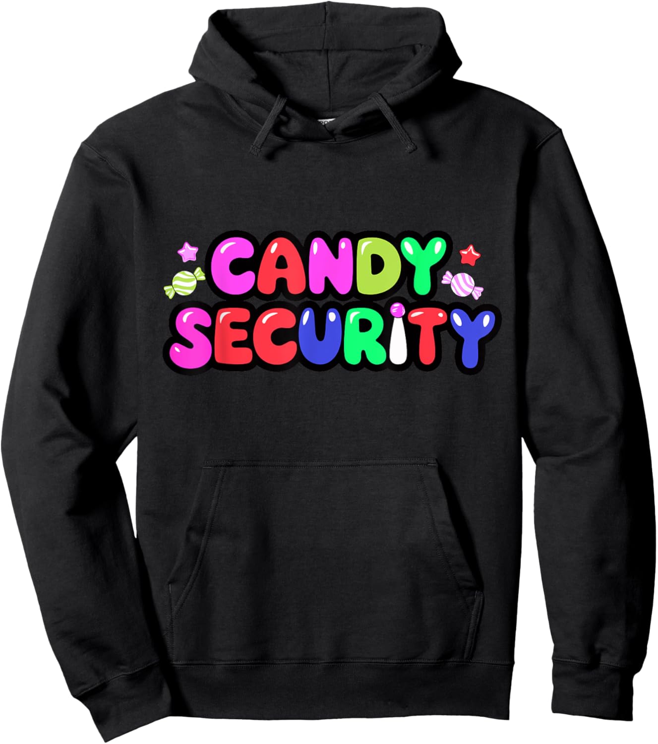 Candy Security Candyland Costume Kids Teens Adult Hoodie - Hoodie | Black