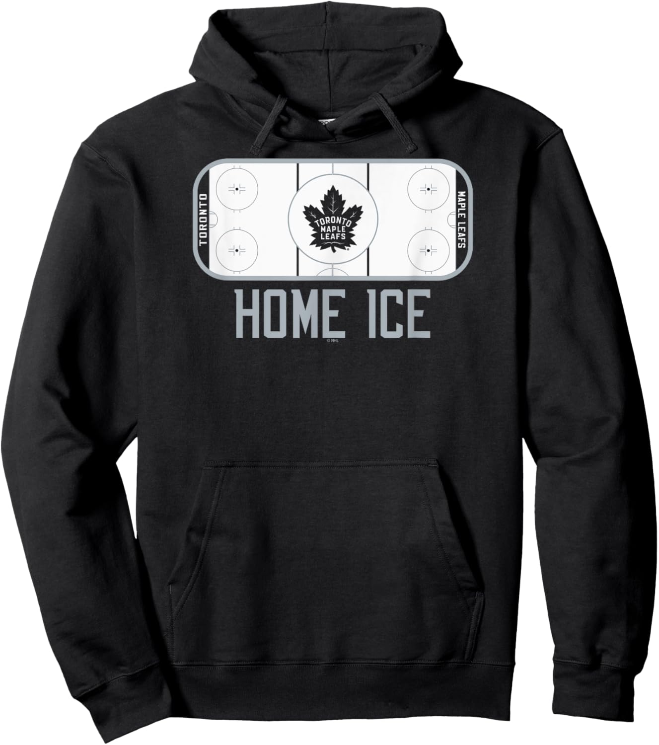 Toronto Maple Leafs Home Ice Blue Officially Licensed Hoodie - Hoodie | Black