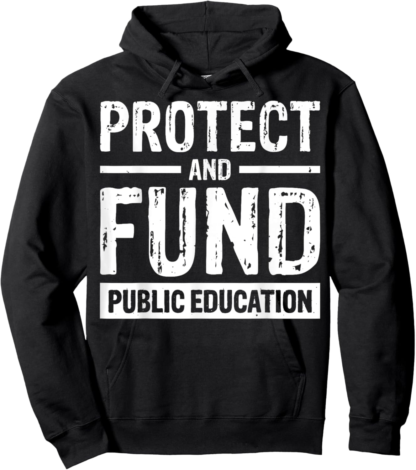 Protect And Fund Public Education Hoodie - Hoodie | Black