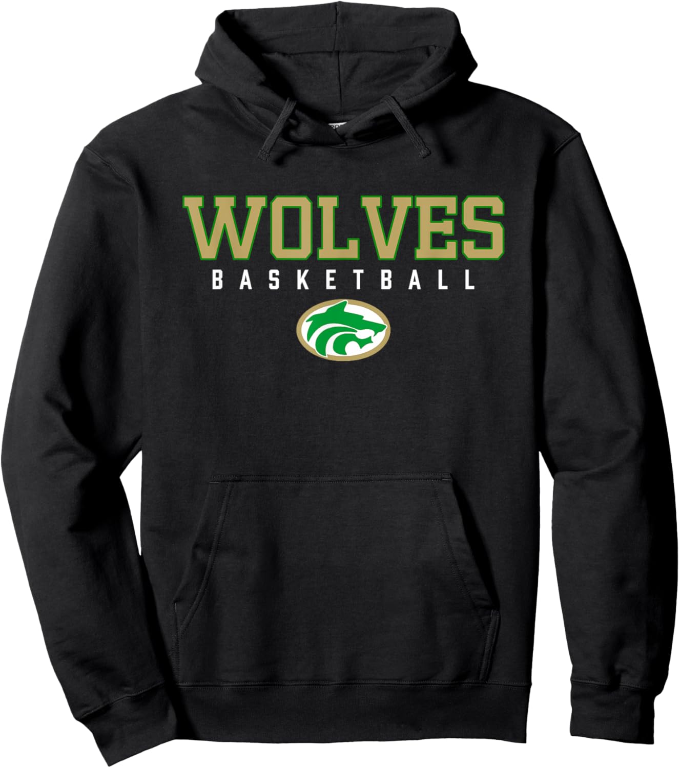 Buford Wolves Logo Basketball HS Hoodie - Hoodie | Black