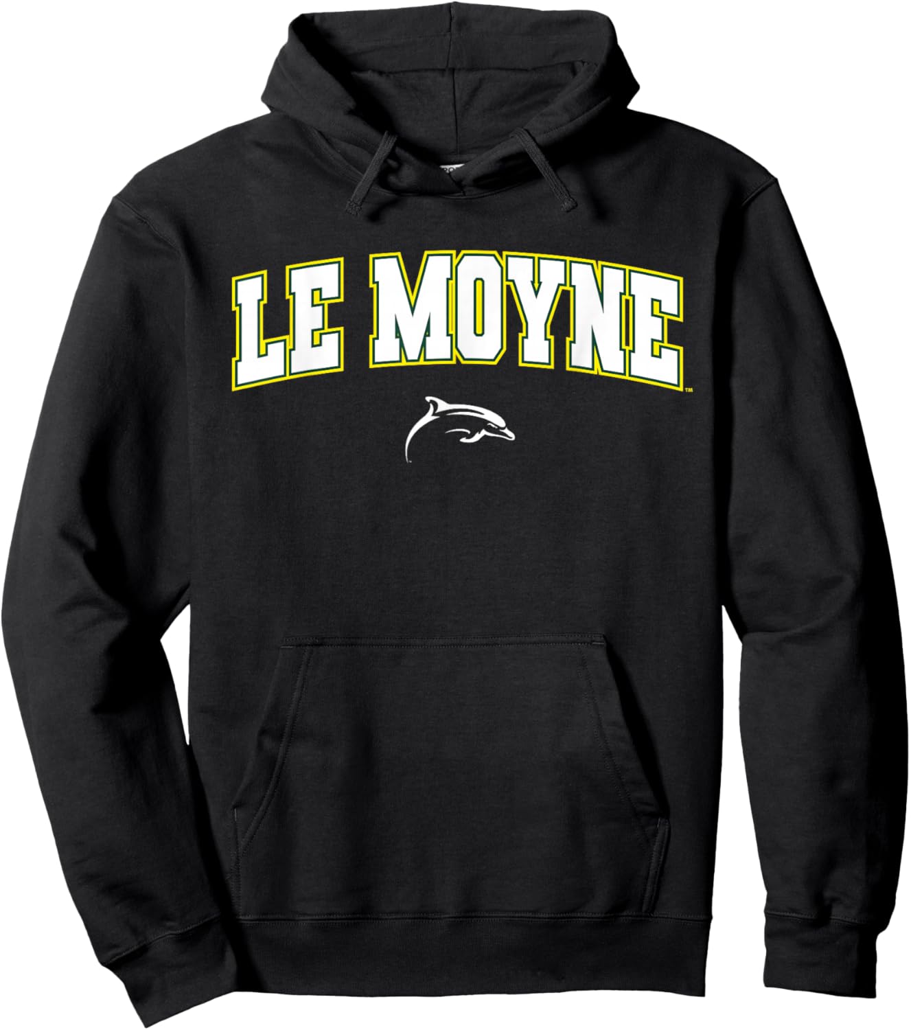 Le Moyne College Dolphins Arch Logo Hoodie - Hoodie | Black