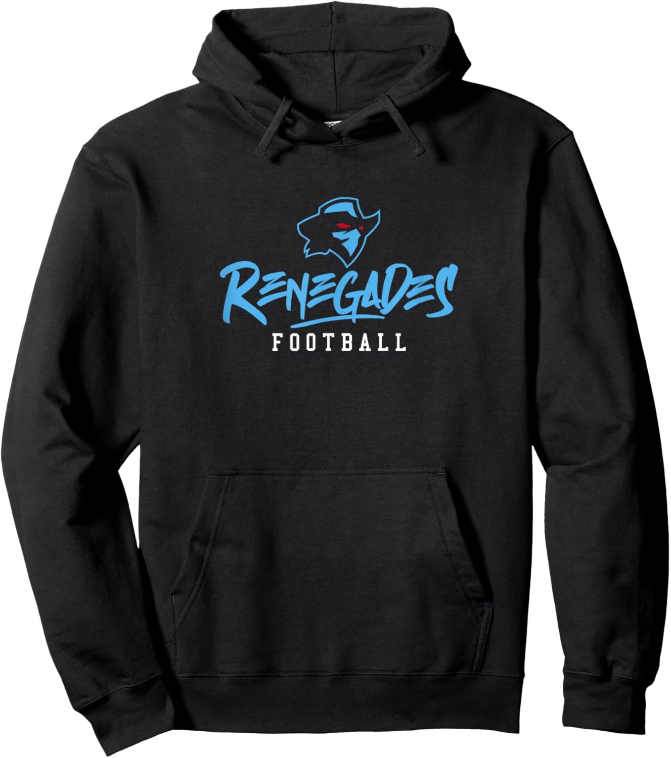Arlington Renegades: Stylized Text Hoodie - Hoodie | Black