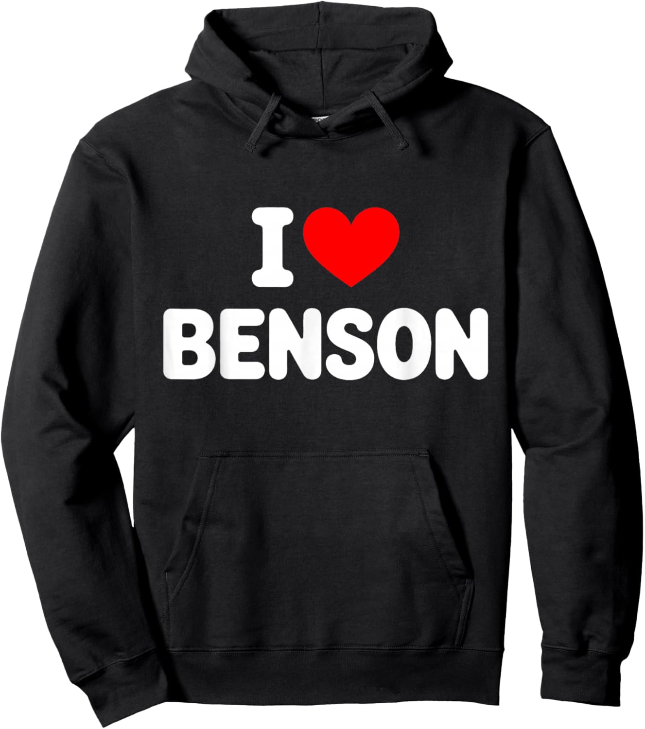 I Love Benson Heart Hoodie - Hoodie | Black