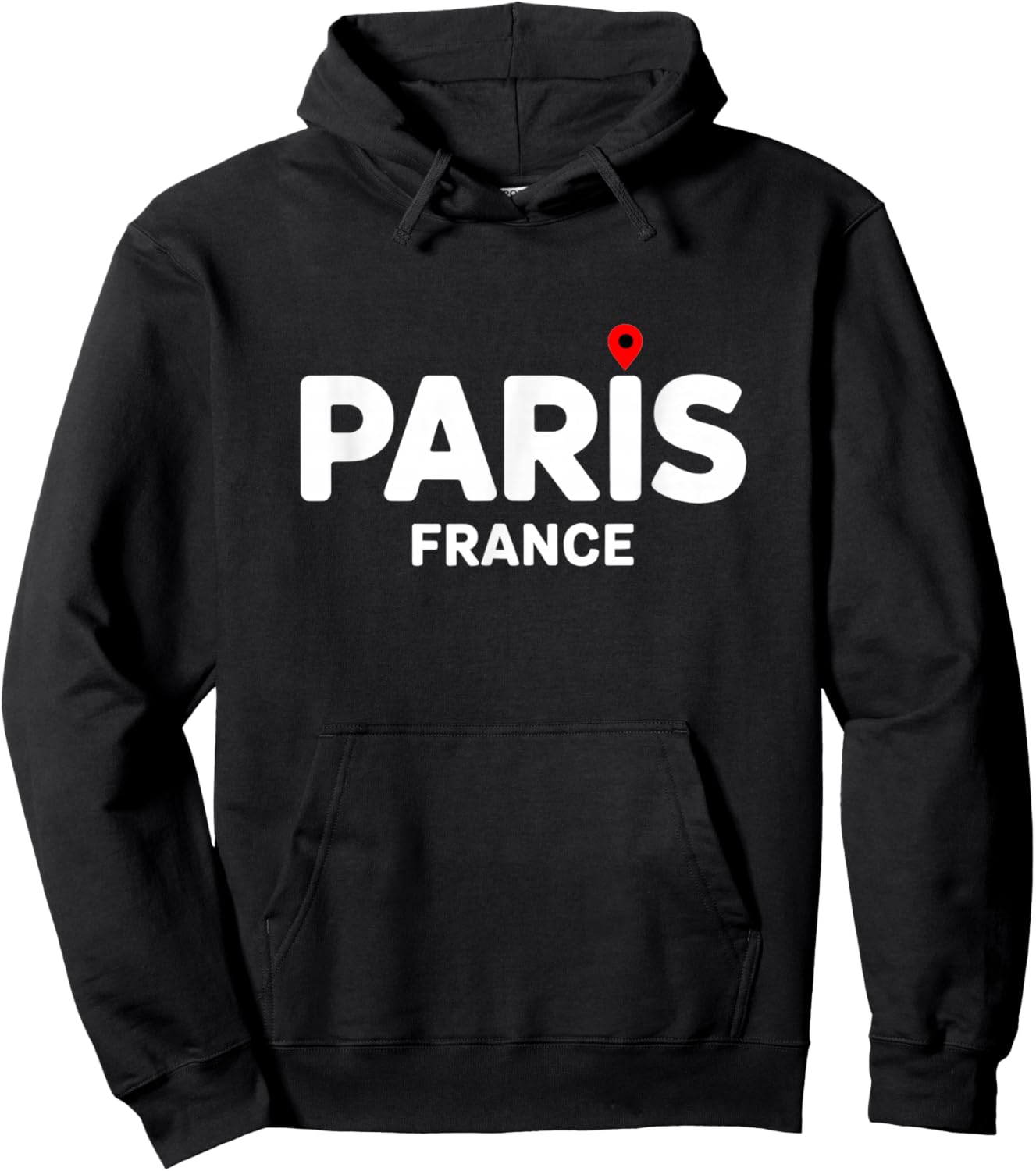 Paris France I France Travel Eiffel Tower Frenchman French Hoodie - Hoodie | Black