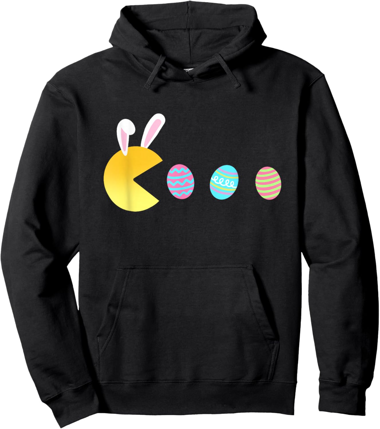 Happy Easter Bunny Video Game Funny Boys Girls Kids Hoodie - Hoodie | Black