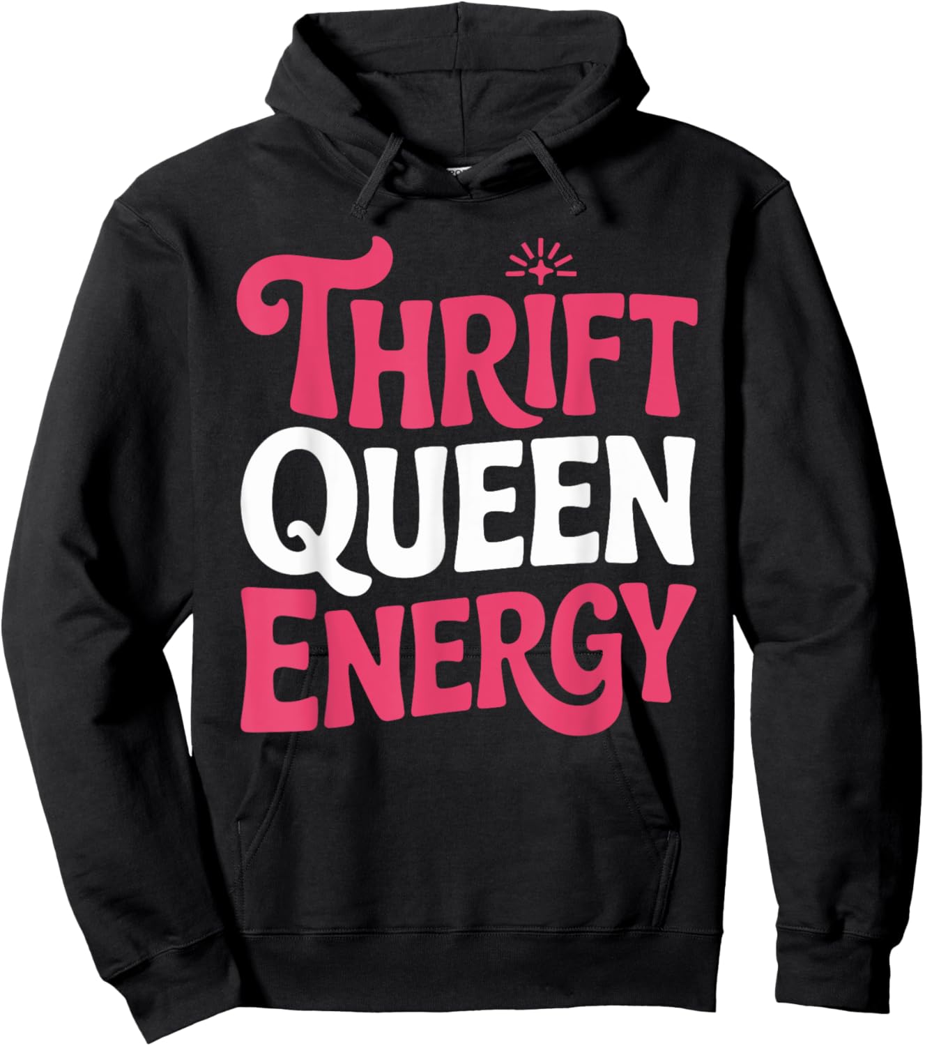 Thrifted Fashion Secondhand Style Depop Seller Gift Hoodie - Hoodie | Black