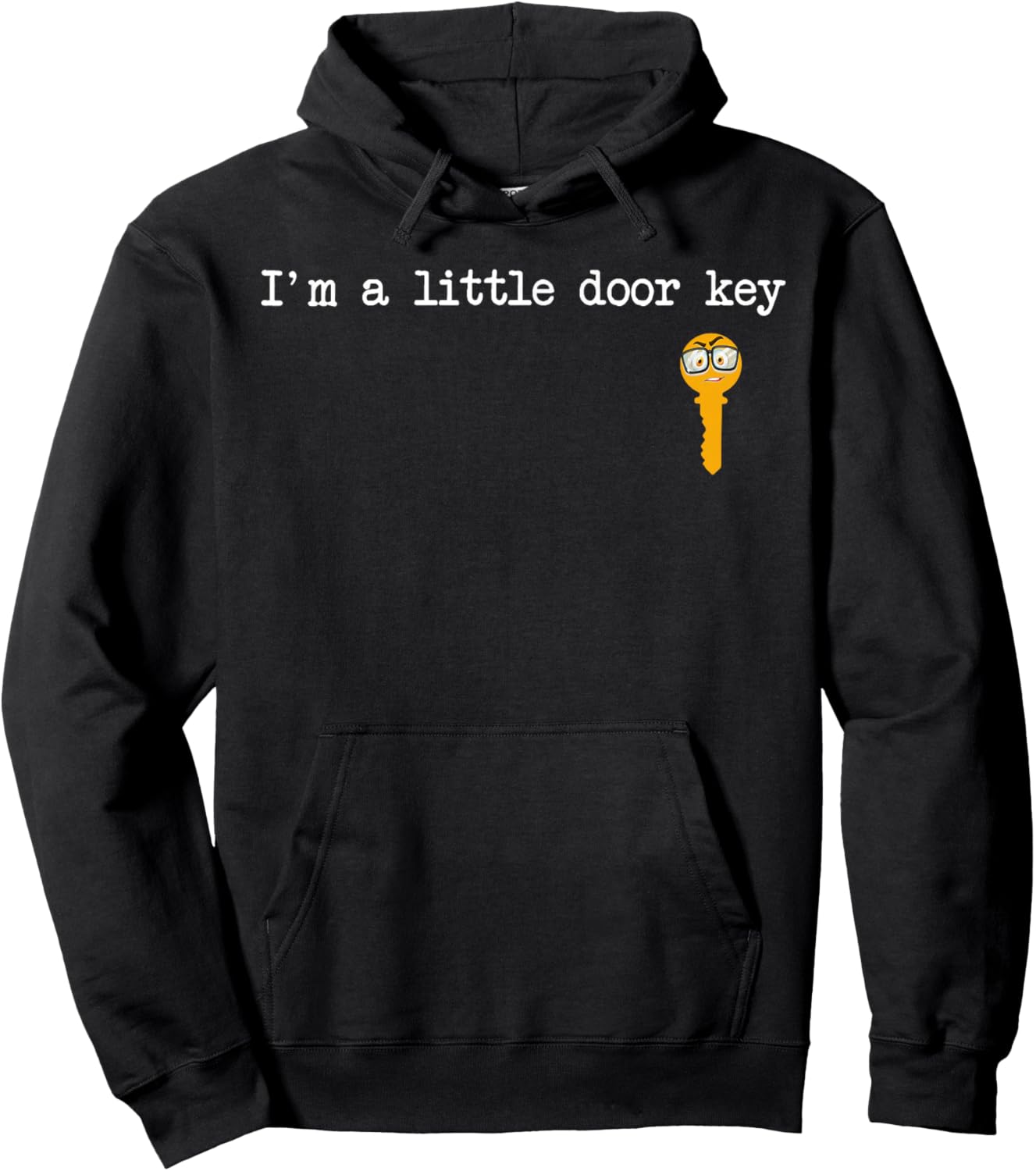 I'm A Little Door Key - Nerdy Bad Dorky Mom Dad Costume Hoodie - Hoodie | Black