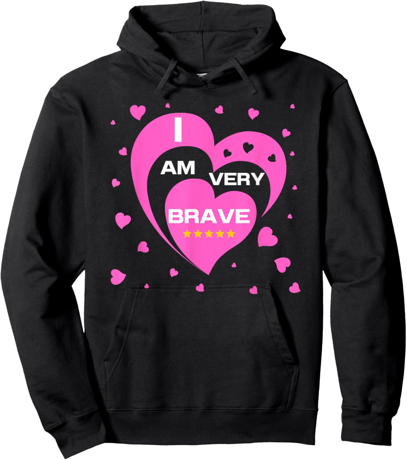 Brave I Am Brave Hoodie - Hoodie | Black