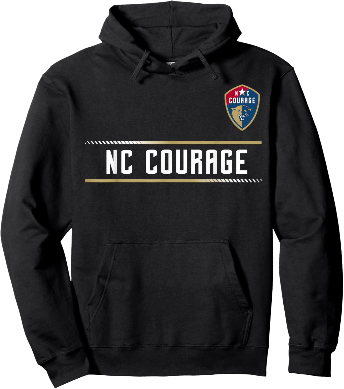 Officially Licensed North Carolina Courage NWSL Apparel Hoodie - Hoodie | Black