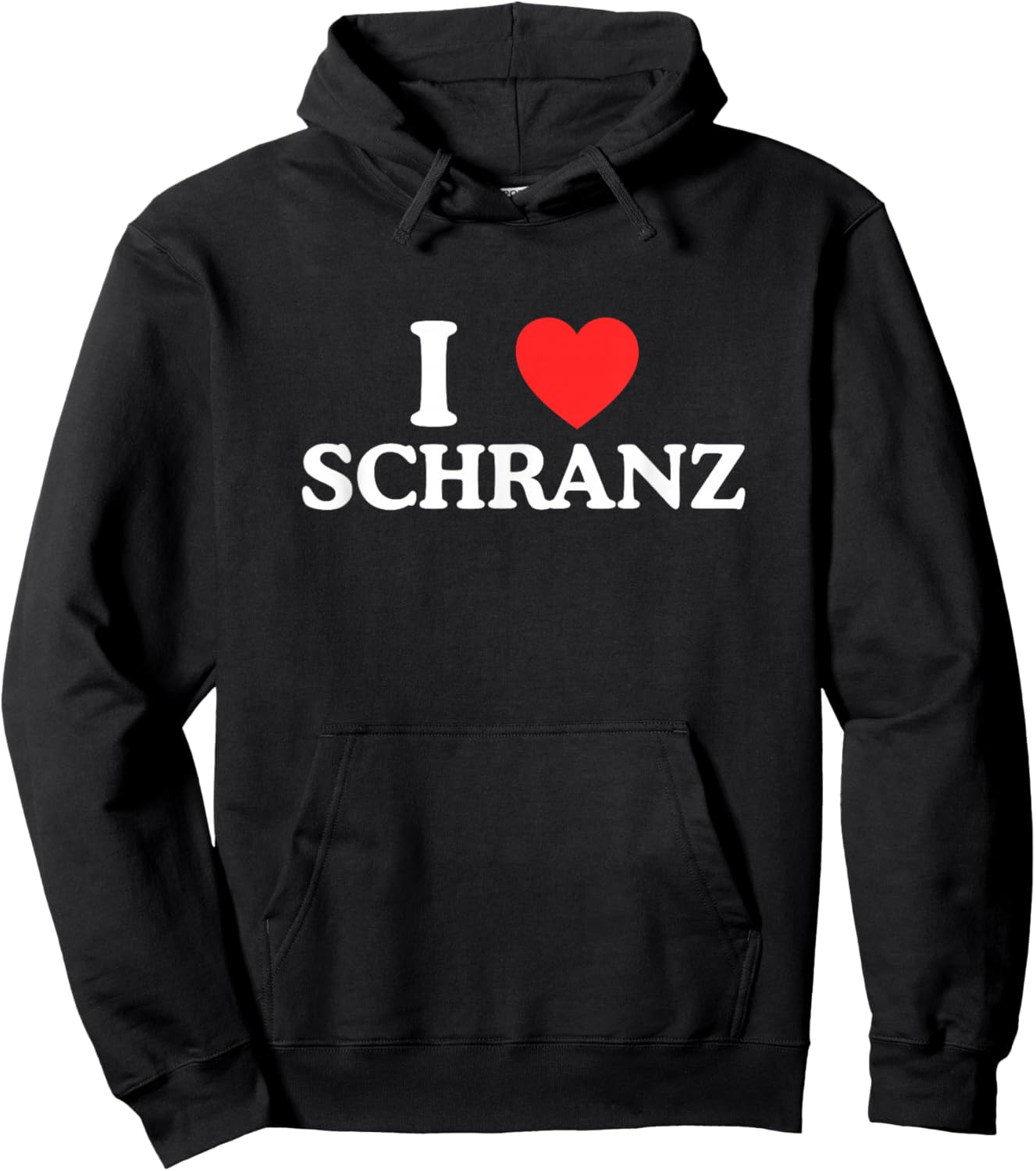 I Love (Heart) Schranz German Techno EDM Festival Dubstep Hoodie - Hoodie | Black