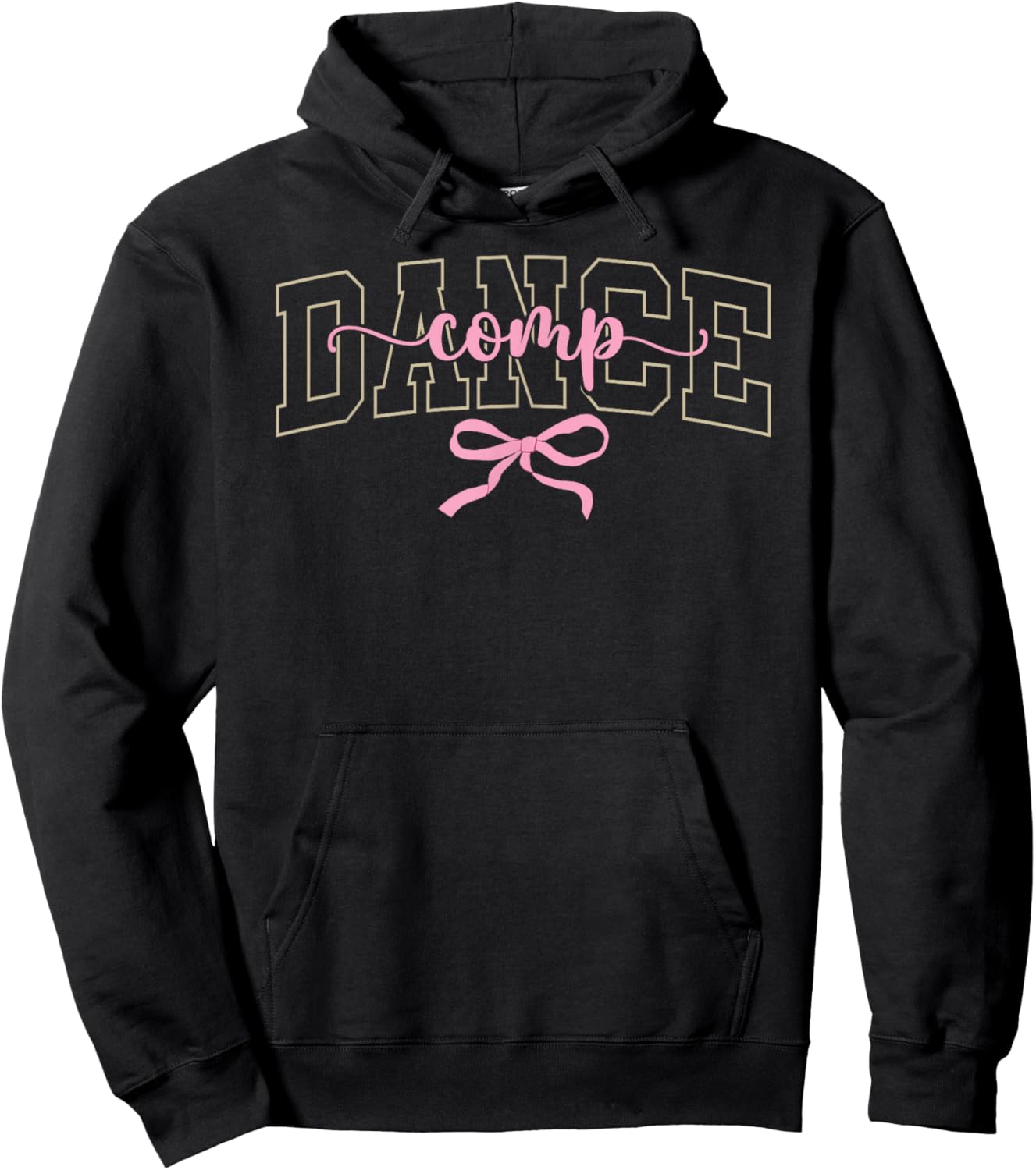 Dance Comp Day Dancer Competition Day Coquette Hoodie - Hoodie | Black