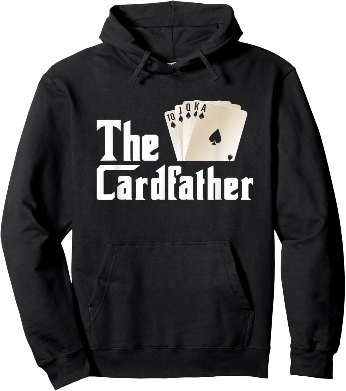 The Card-Father Poker Game Cards Playing Gambling Gambler Hoodie - Hoodie | Black