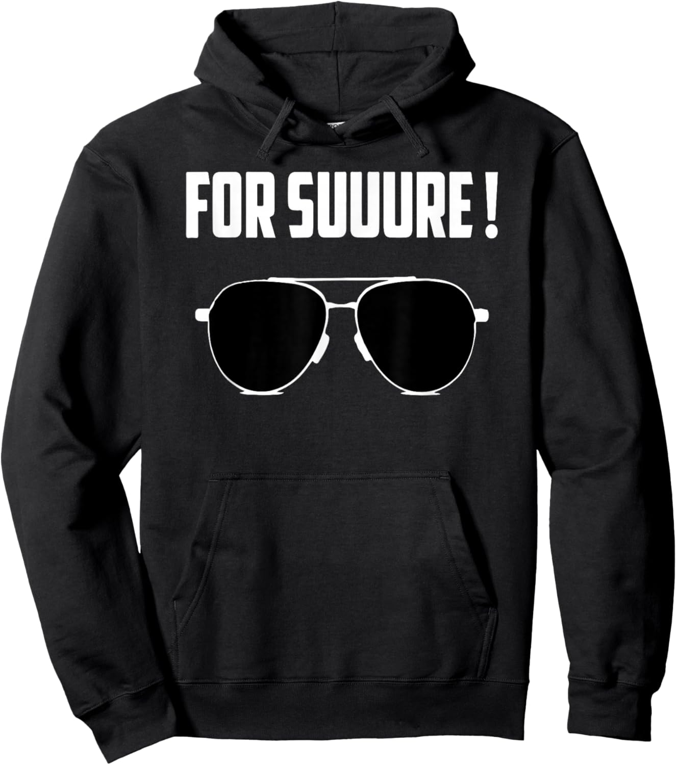 for Sure Emmanuel Macron Bezel Hoodie - Hoodie | Black