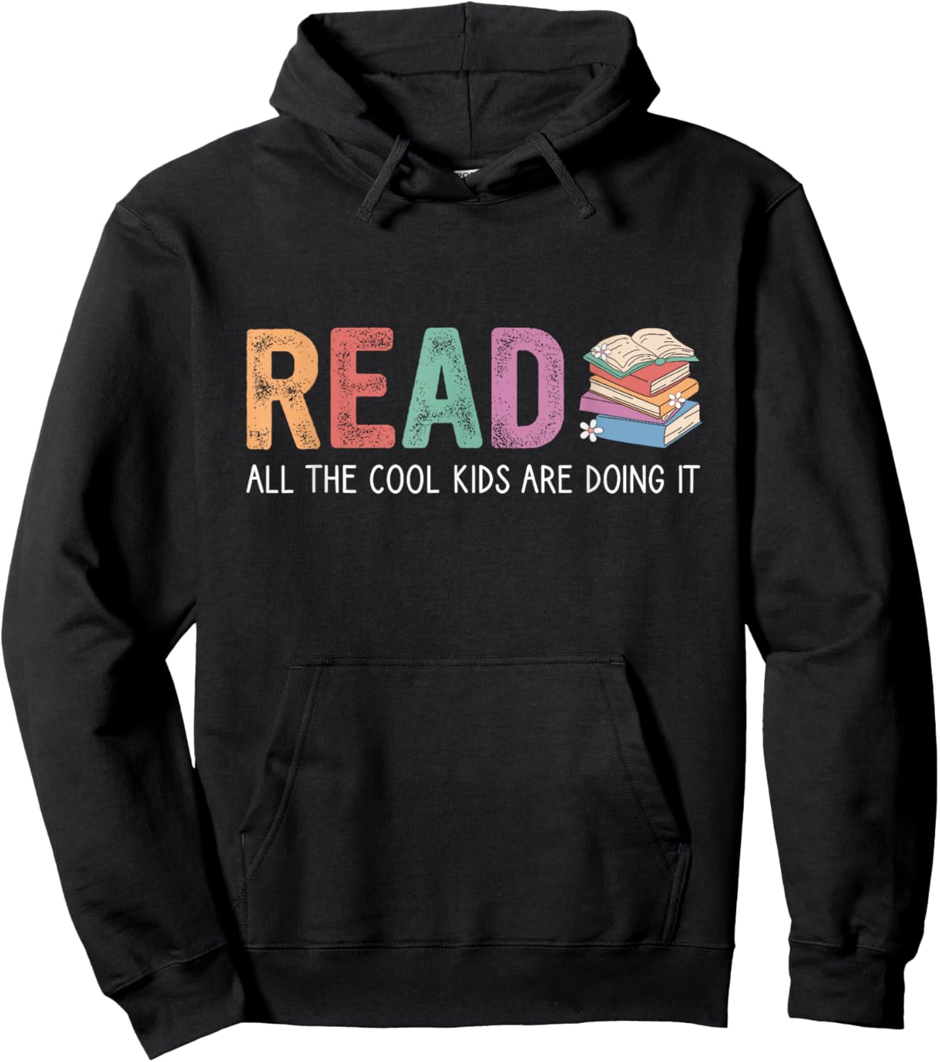Reading Teacher, Reading All The Cool Kids Are Doing It Hoodie - Hoodie | Black