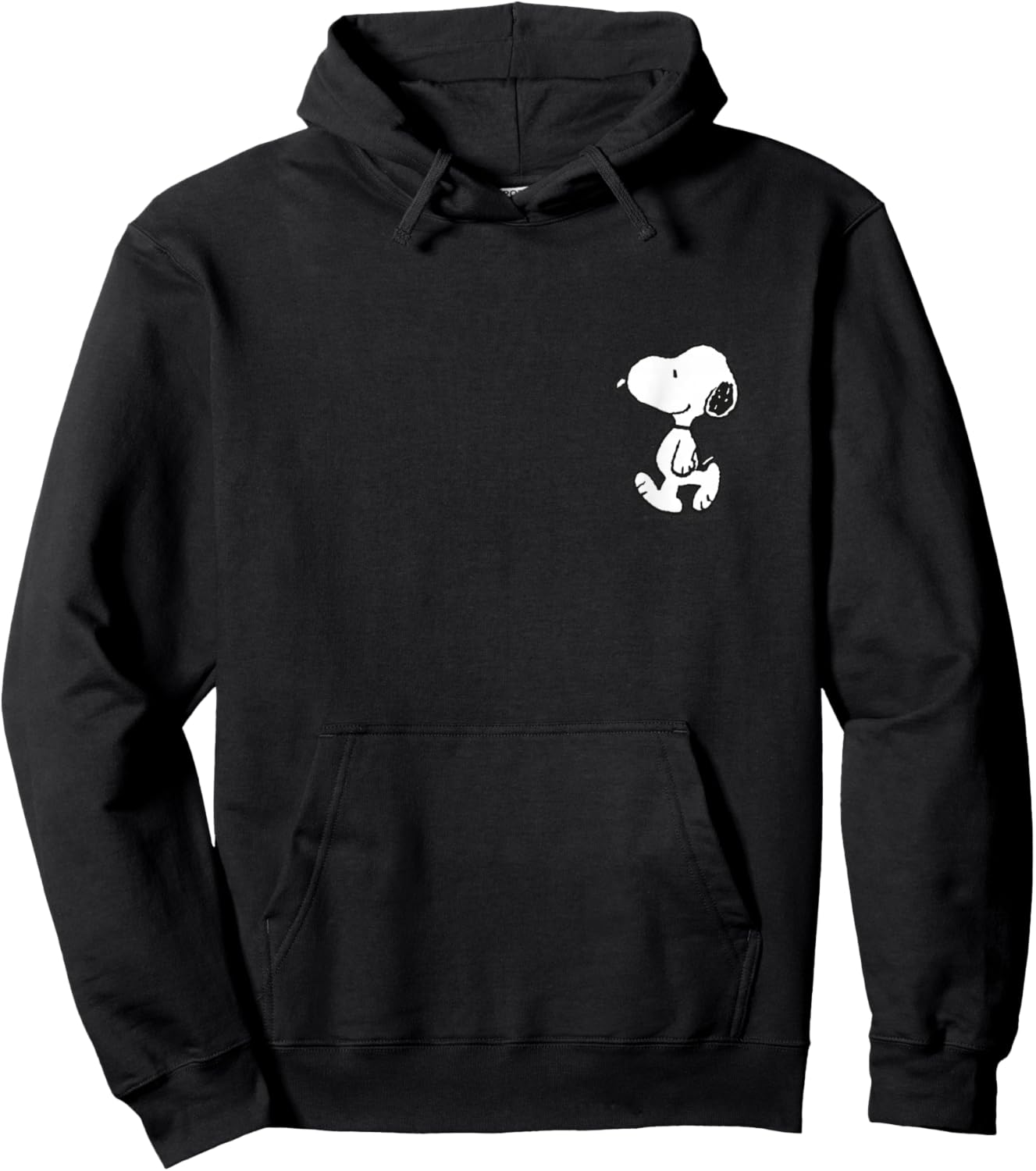 Peanuts - Snoopy Walk by Your Side Small Hoodie - Hoodie | Black