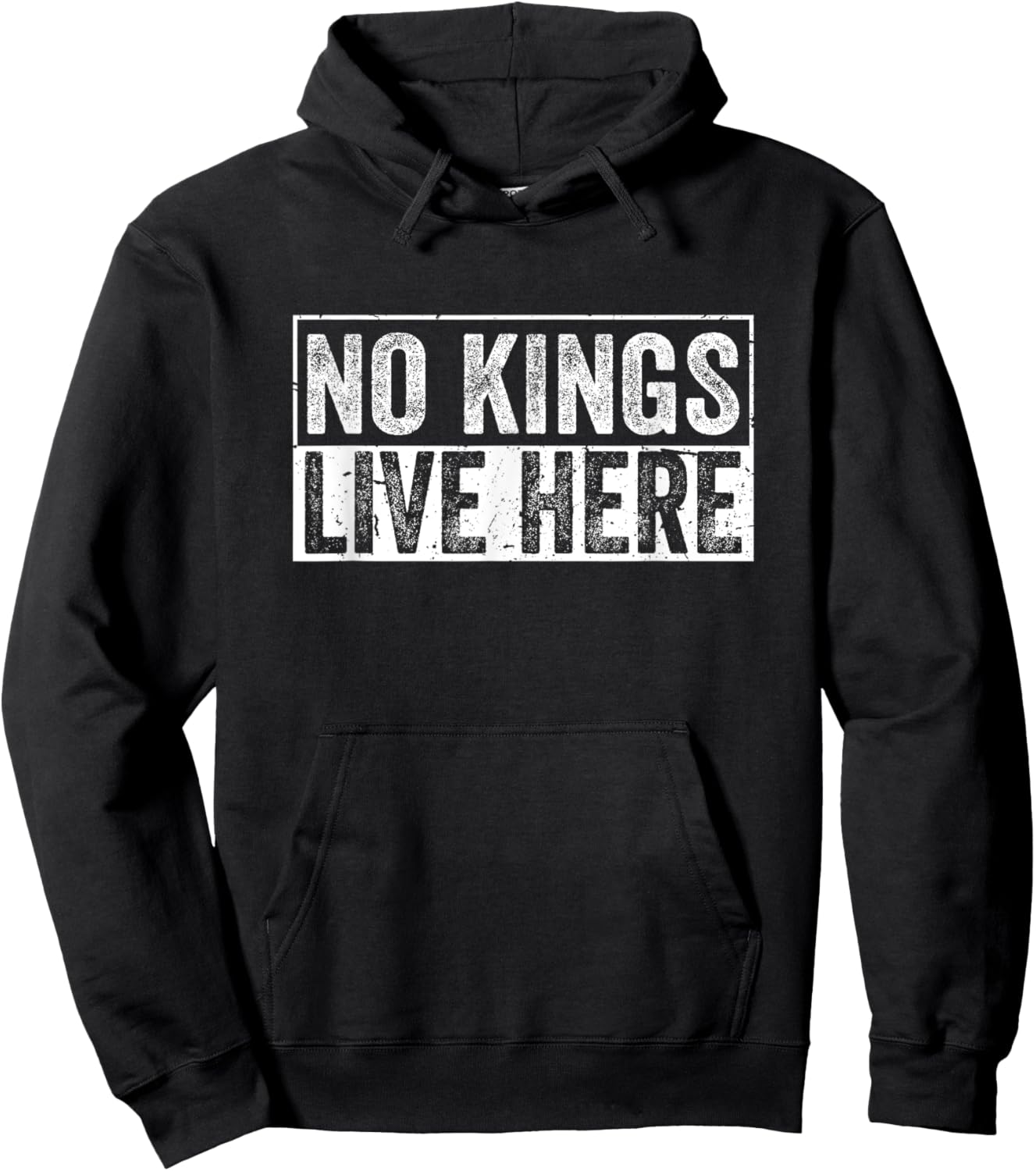 No Kings Live Here Hoodie - Hoodie | Black
