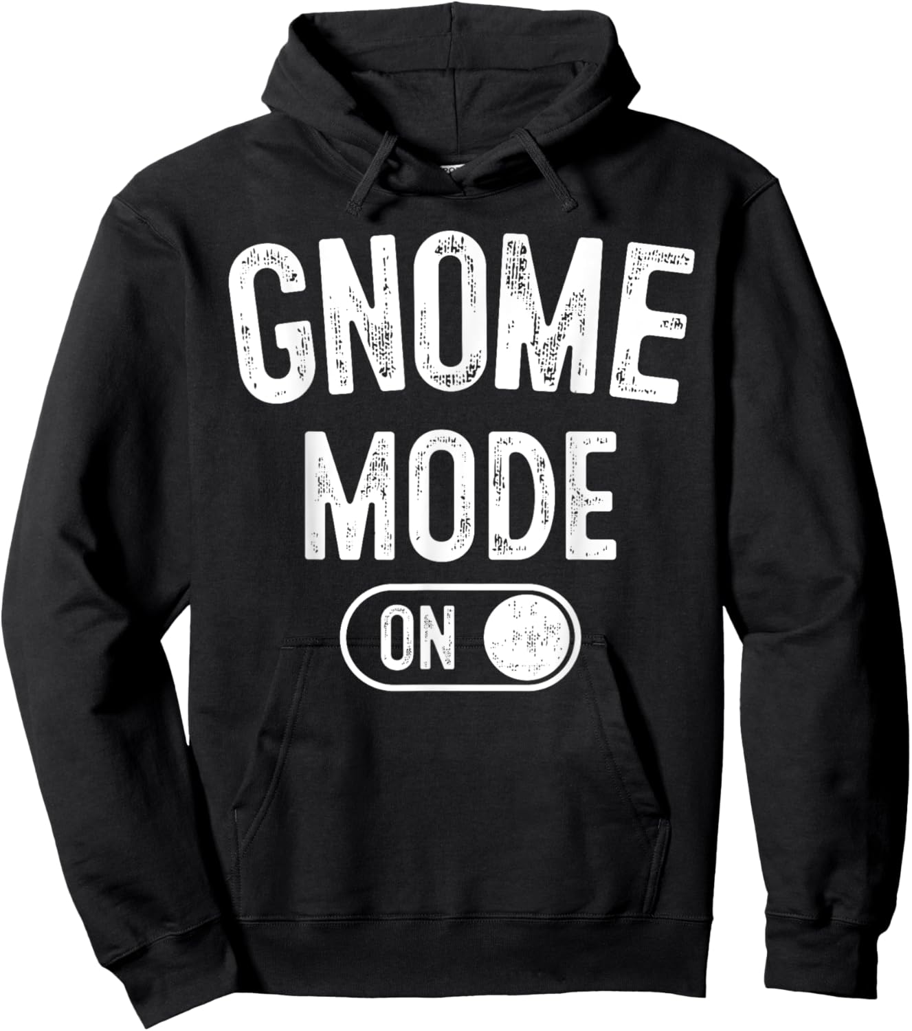 Gnome Mode On Costume Funny Gardener Gift Garden Lover Hoodie - Hoodie | Black