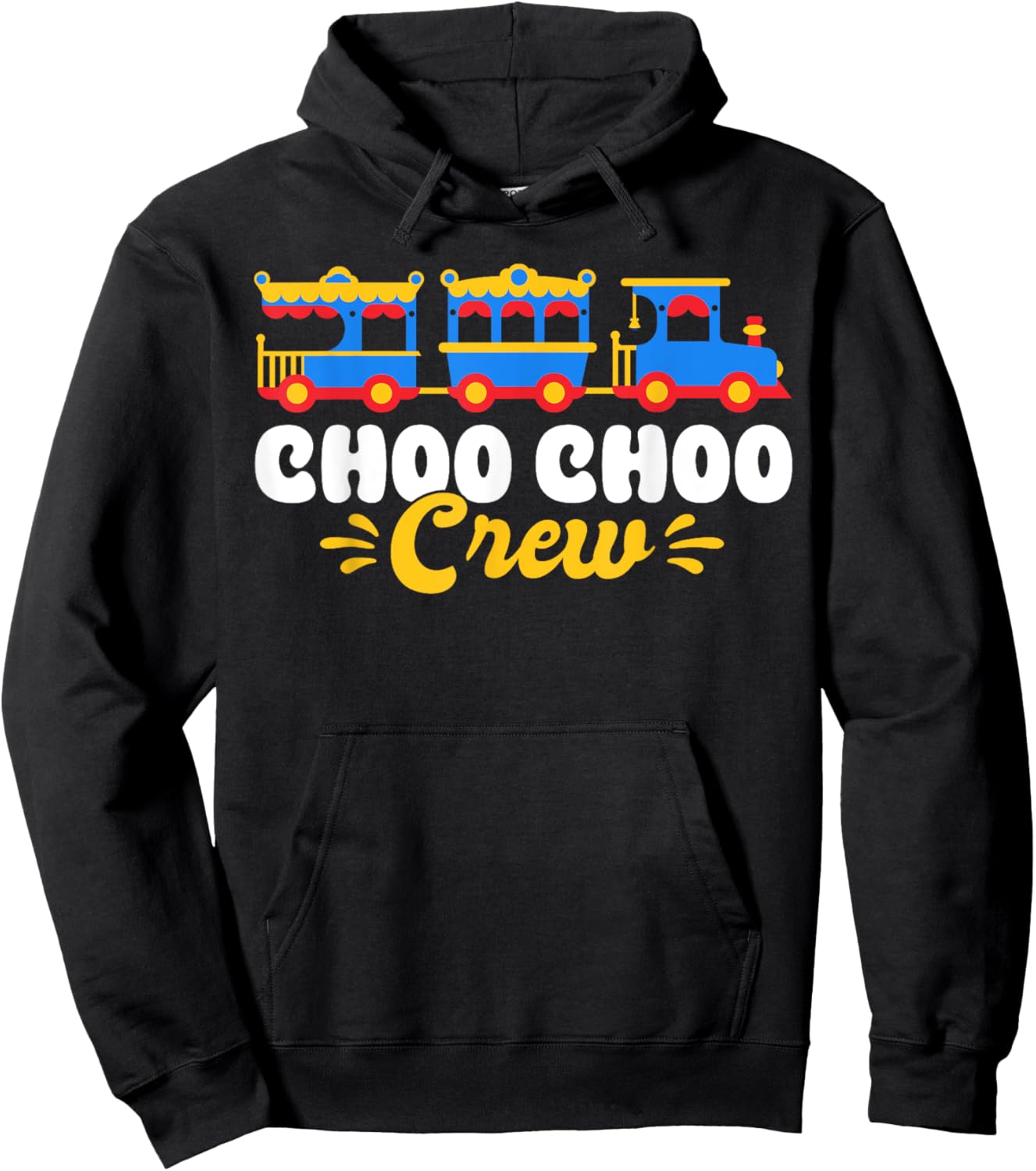 Choo Choo Crew Railway Train Birthday Hoodie - Hoodie | Black