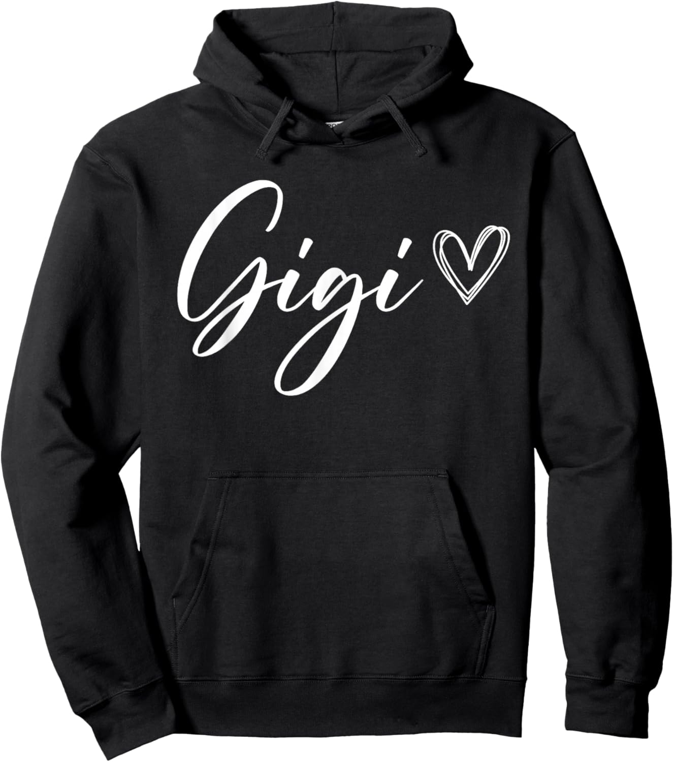 Gigi for Grandma Grandmother Announcement Mothers Day Hoodie - Hoodie | Black