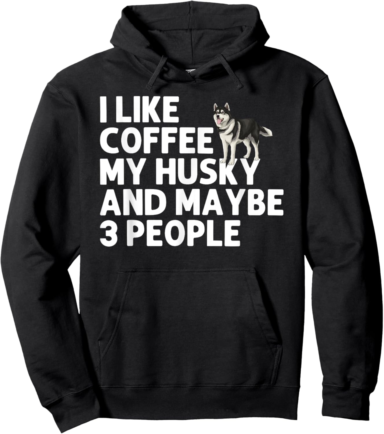 Husky Design Women Siberian Husky Dog Husky Lover Hoodie - Hoodie | Black