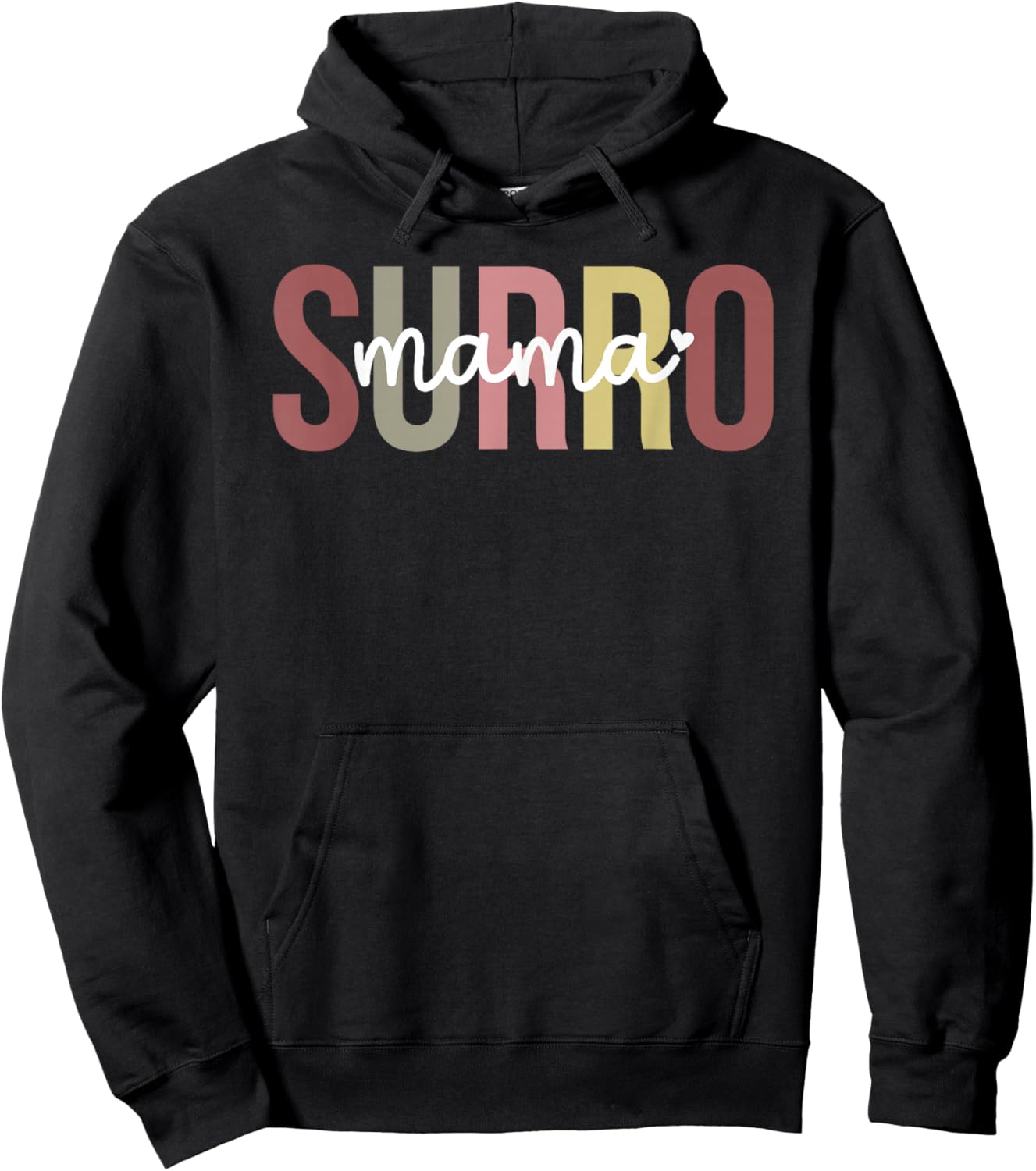 Surro Mama Boho Surrogate Mom Surro Mom Surrogate Mother Hoodie - Hoodie | Black