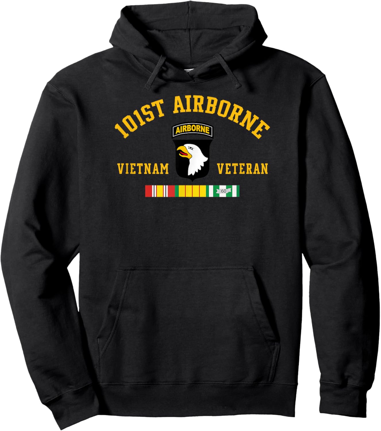 101st Airborne Division Vietnam Veteran Military Veteran Day Hoodie - Hoodie | Black