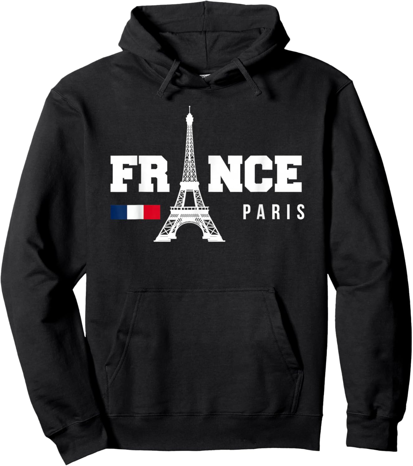 France Gift French Eiffel Tower Paris Monaco French , Black, S Hoodie - Hoodie | Black