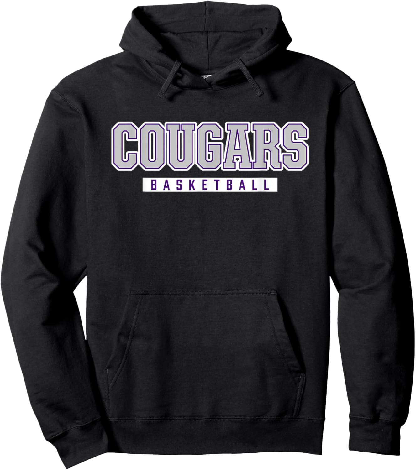 Cougars Basketball Spanish Springs High School Hoodie - Hoodie | Black